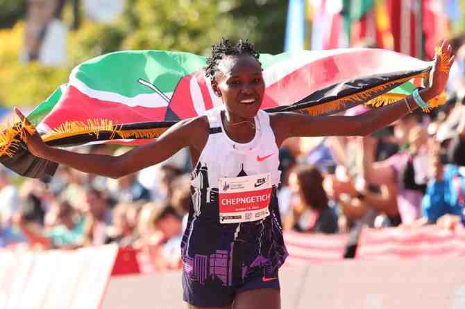 Ruth Chepngetich, la nueva dueña del maratón mundial