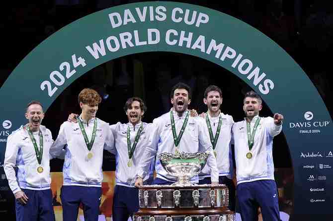 Italia gana otra Copa Davis y se consolida como potencia del tenis