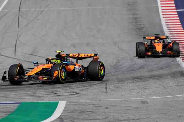 F-1: Norris vuelve a la lucha por el título y McLaren se aleja en Austria