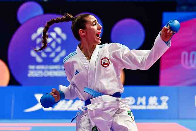 Valentina Toro hace historia para el karate en los Juegos Mundiales
