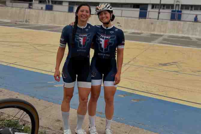 Paola Muñoz y Javiera Garrido, madre e hija en el Mundial de Ciclismo de Pista