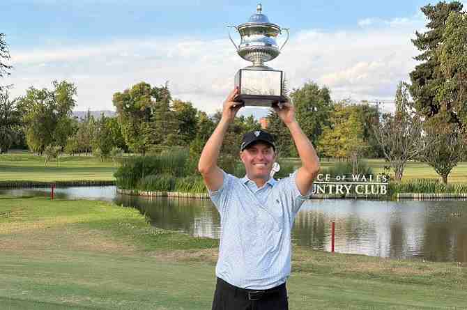 Mark Tullo da la gran sorpresa en el Abierto de Chile de golf