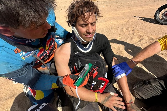 Doloroso adiós de Ruy Barbosa al Rally Dakar: “Estoy vivo y sano, la saqué muy barata”