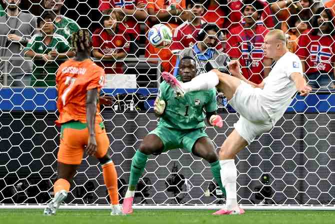 La propulsión goleadora de Erling Haaland eleva a Noruega, que ahora va por Brasil