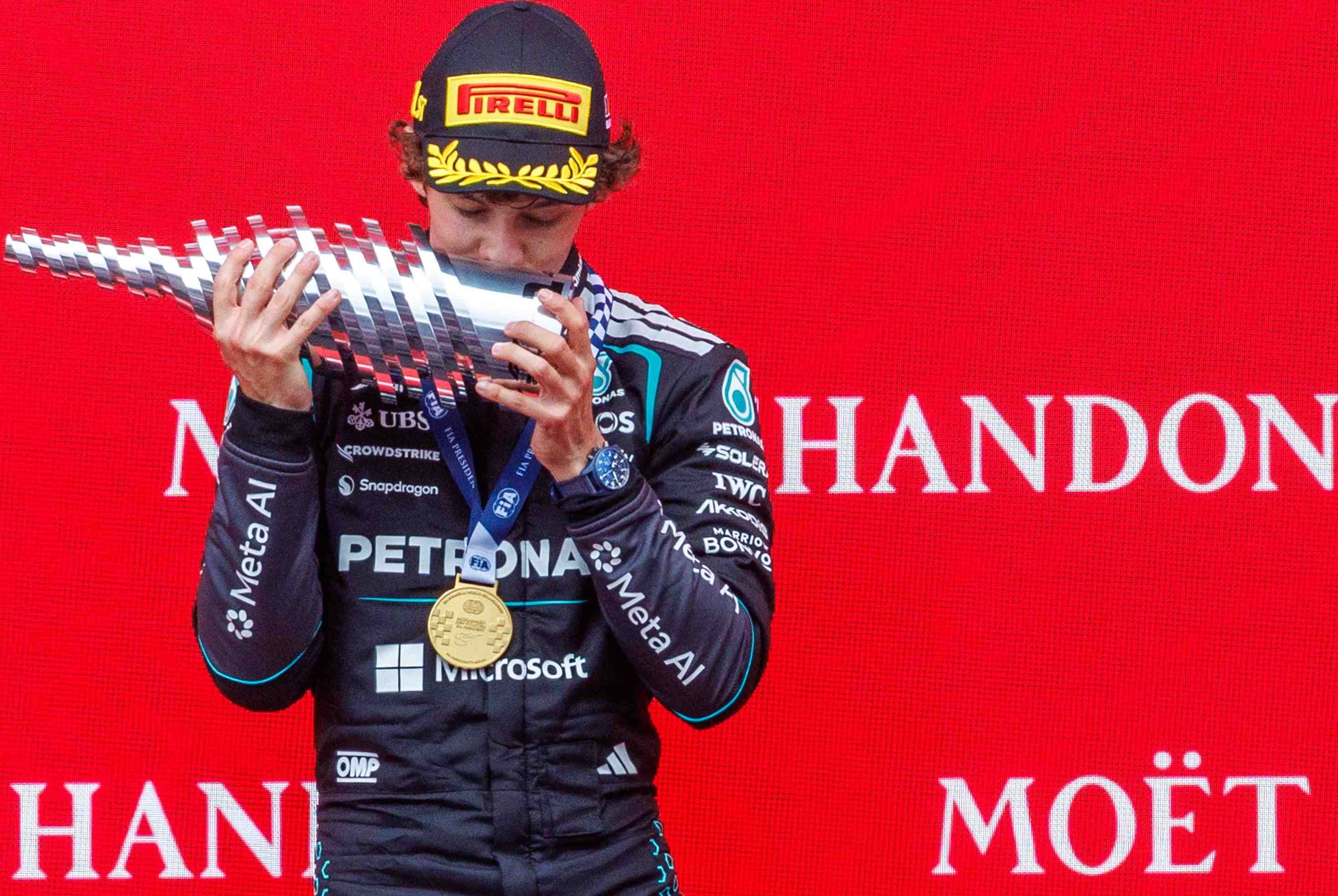 F-1: Antonelli estuvo imparable en Bélgica y aumenta su ventaja rumbo al título